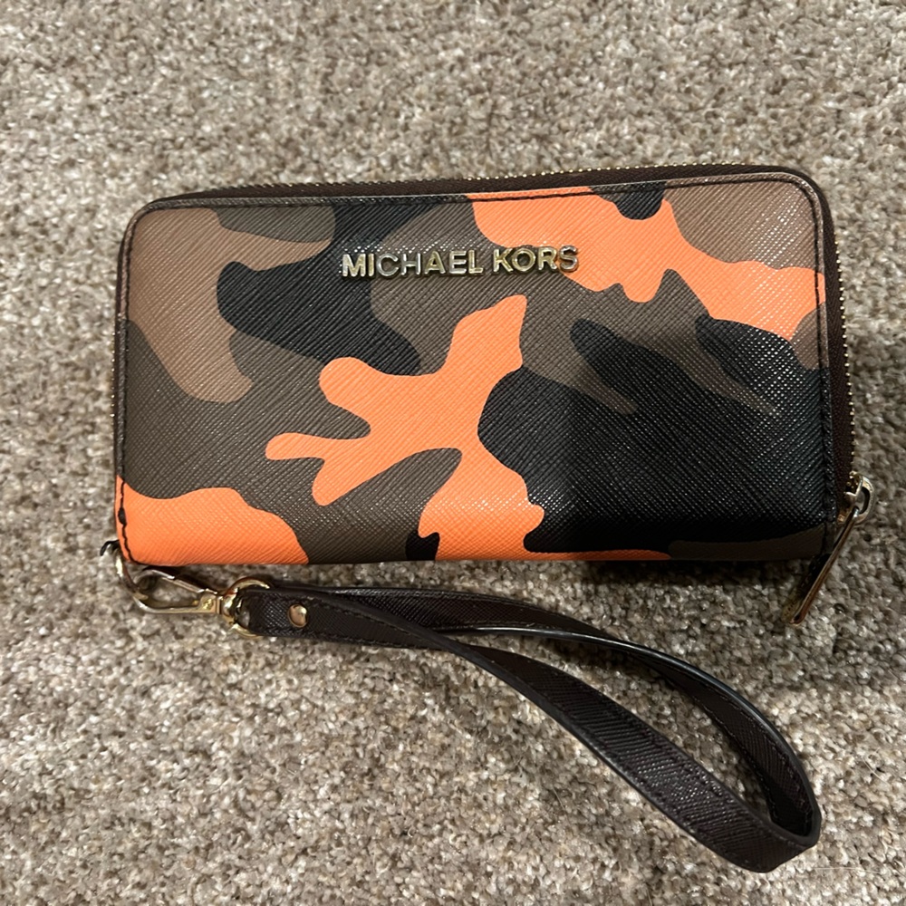 Michael Kors Camo Print Wallet